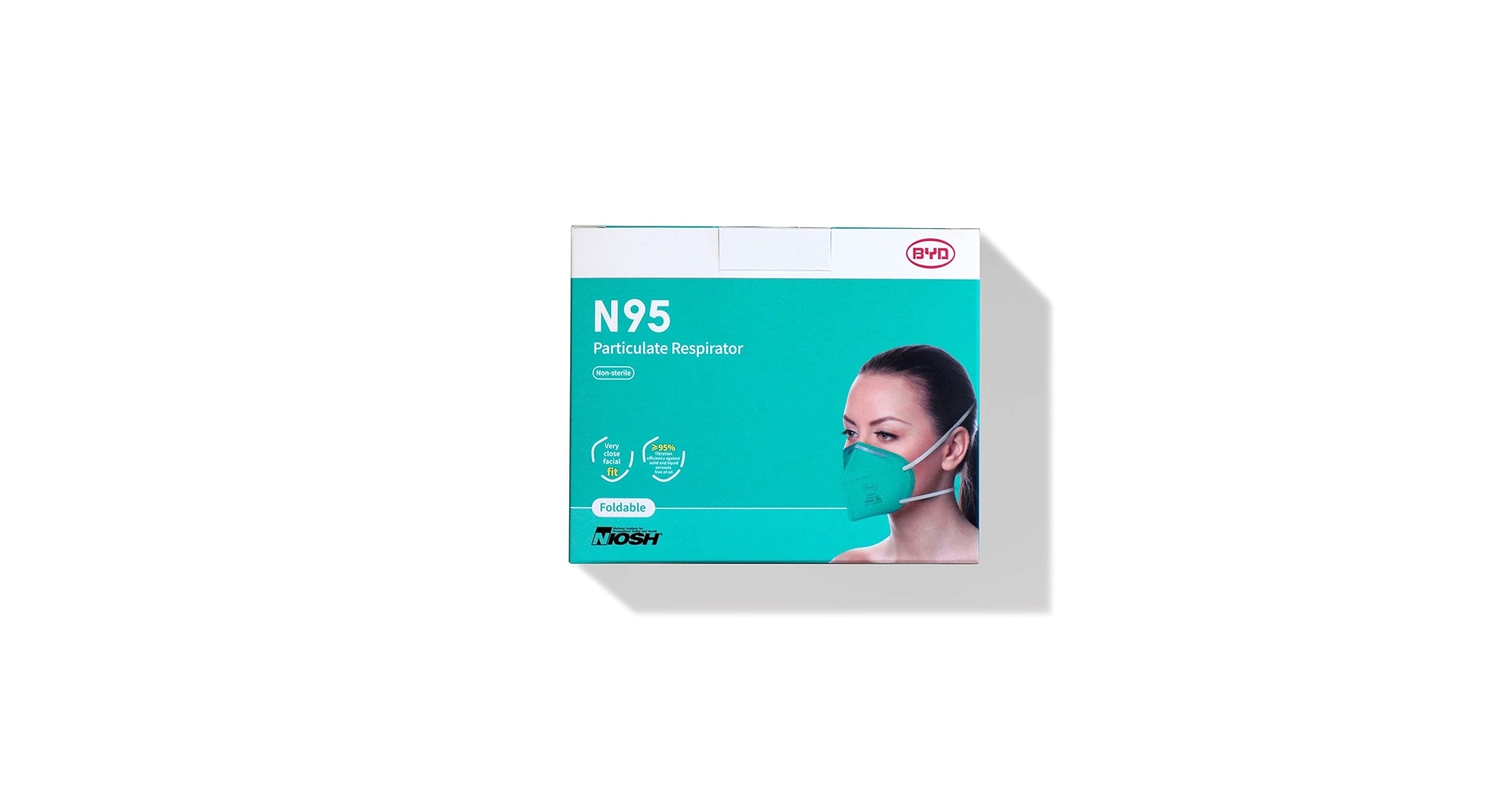超大量BYD N95 高性能マスク　未使用 Amazon.com: BYD CARE N95 Respirator, 20 Pack with Individual